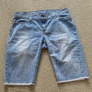 bermuda jean shorts